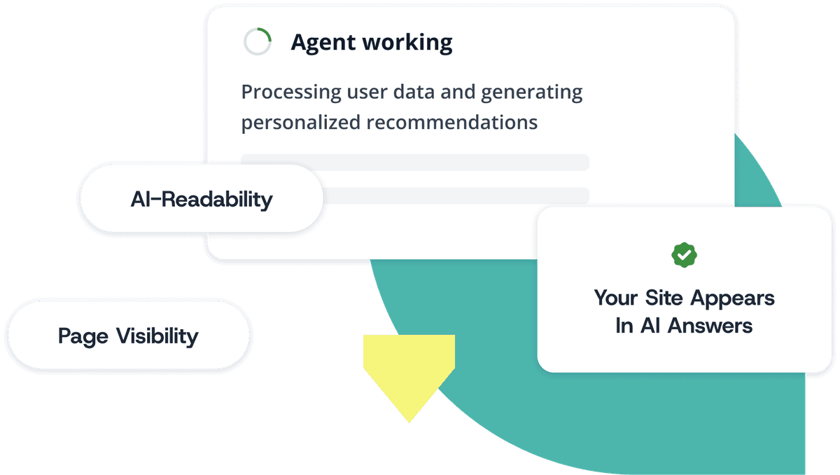 AI-optimized landing page