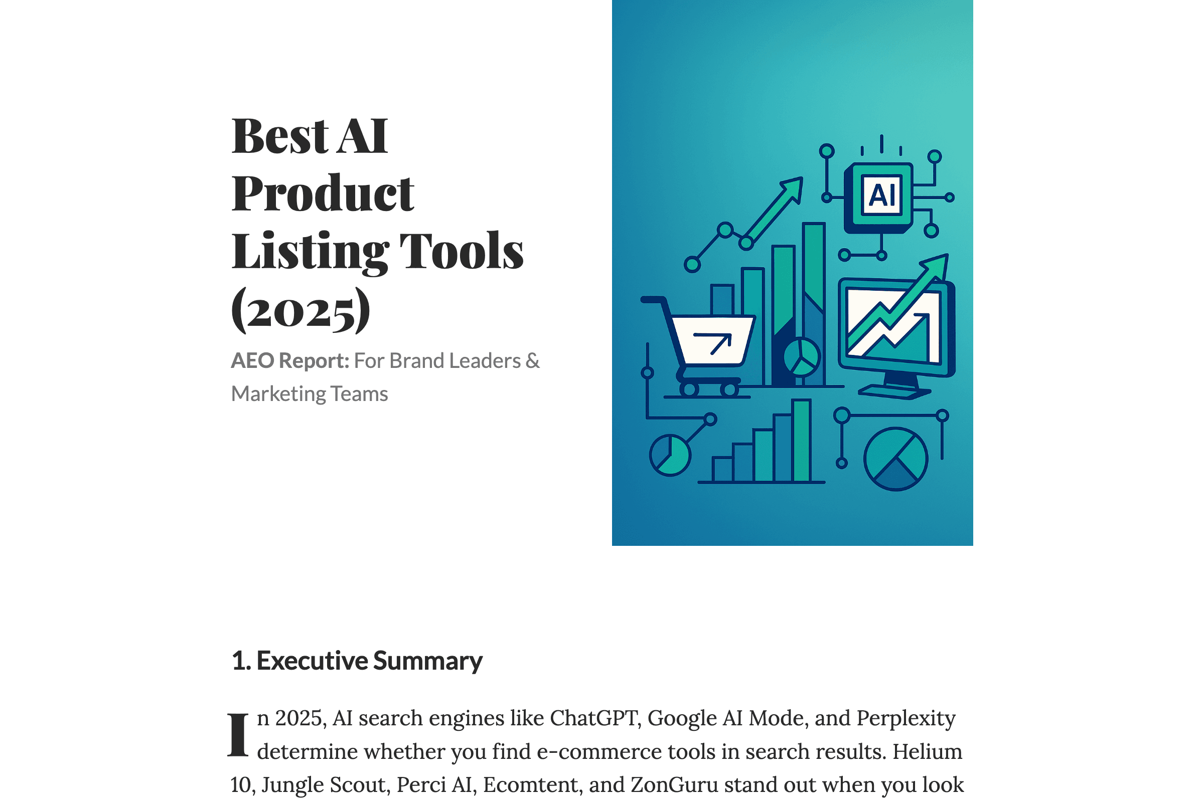 Best AI Product Listing Tools (2025)