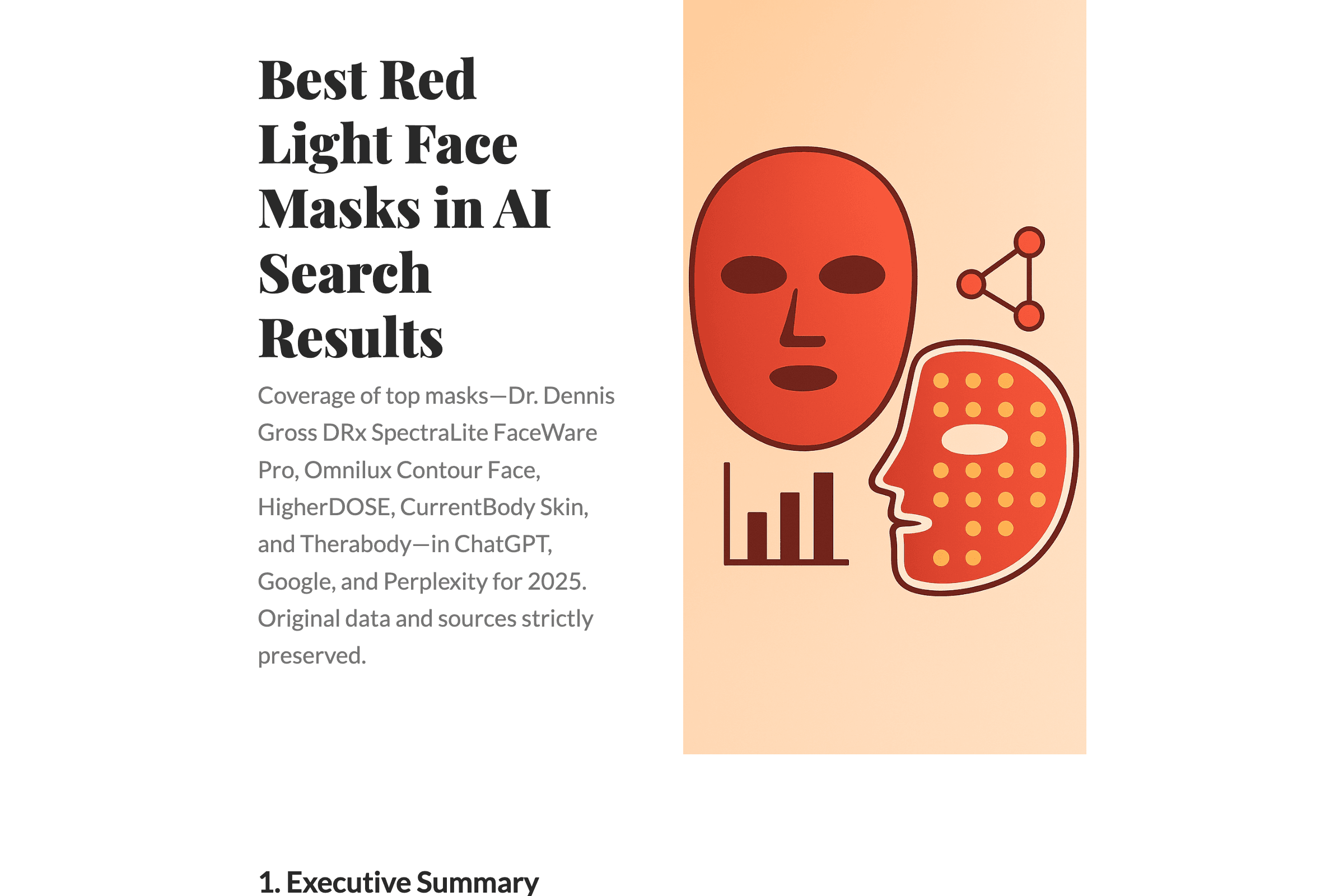 Best Red Light Face Masks in AI Search Results