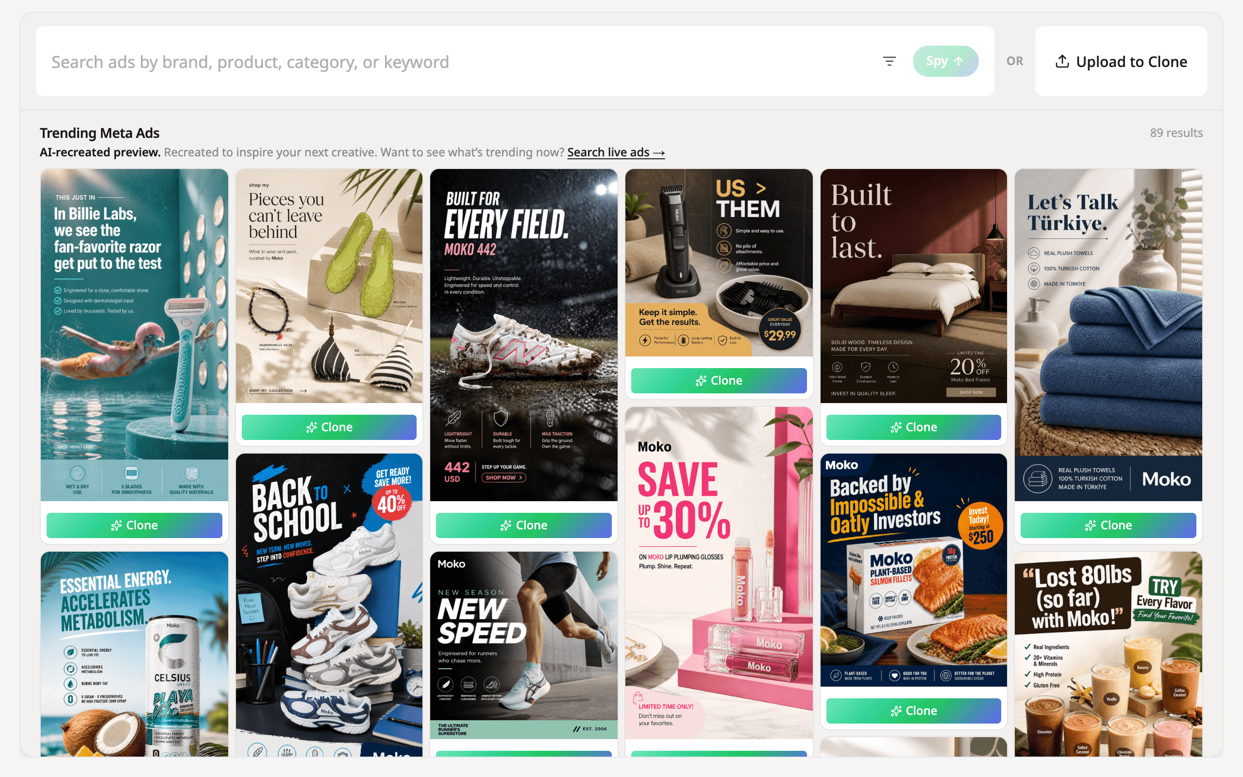 Ad Clone agent app window
