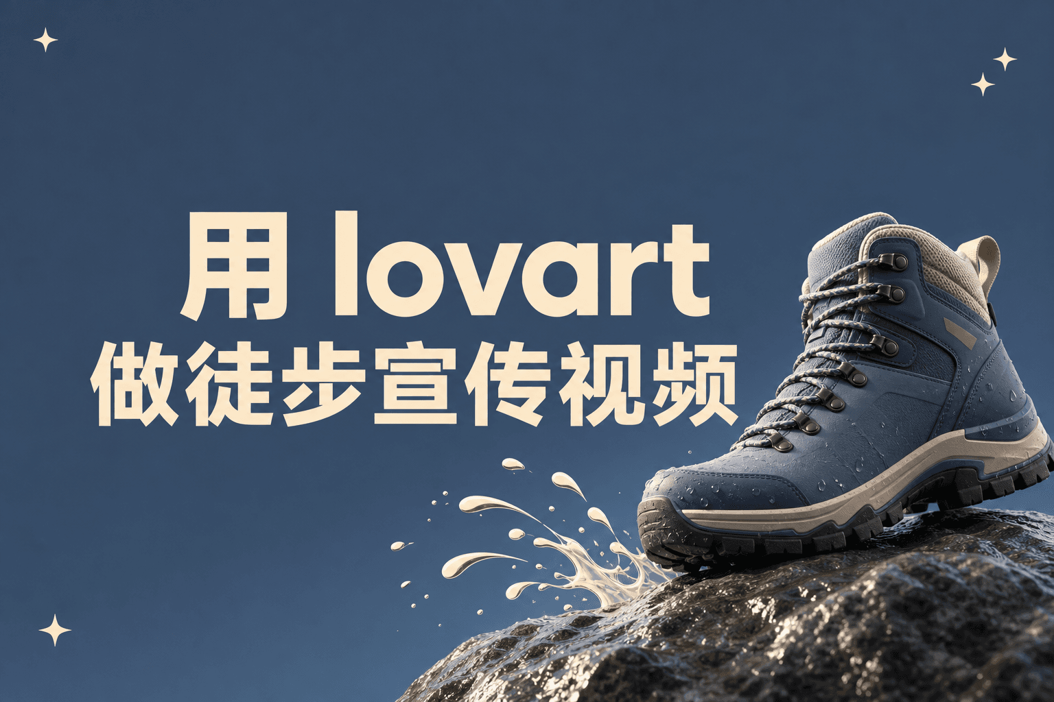 用 lovart 做徒步宣传视频:一套 workflow 同时兼顾性能表达与生活方式质感