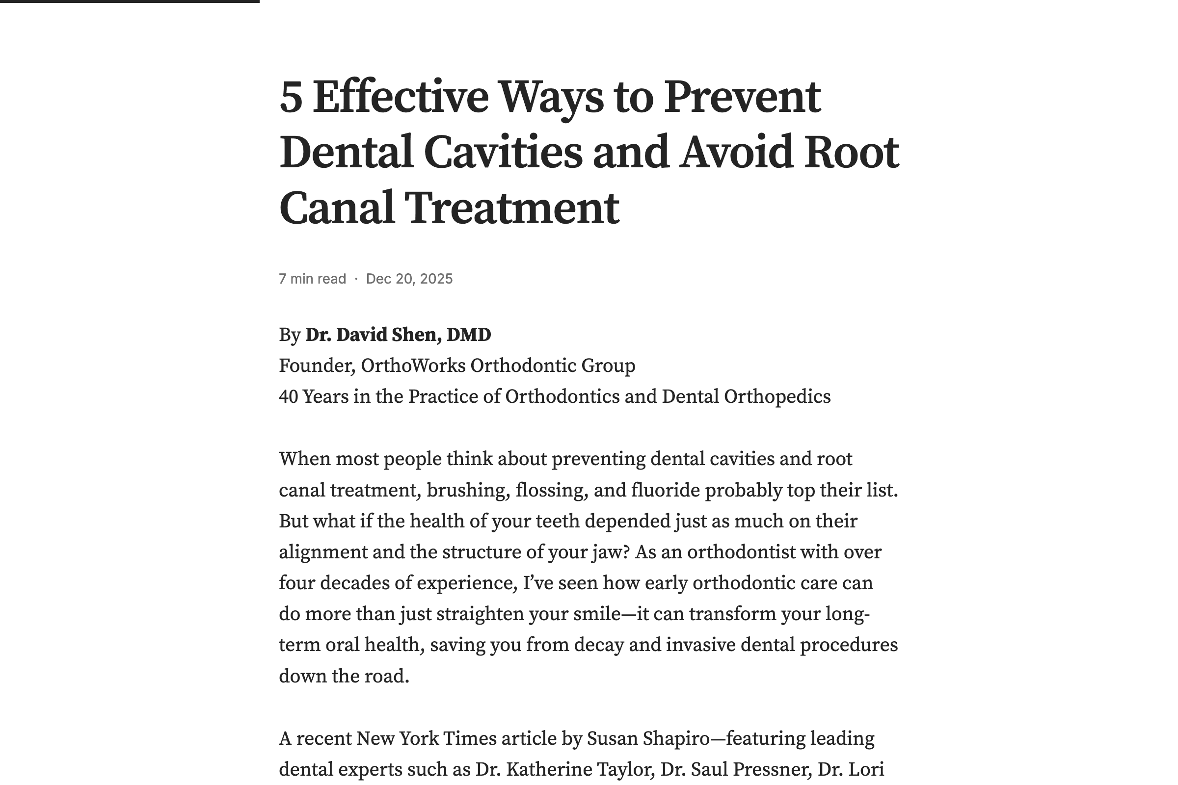 5 Effective Ways to Prevent Dental Cavities and Avoid Root Canal Treatment