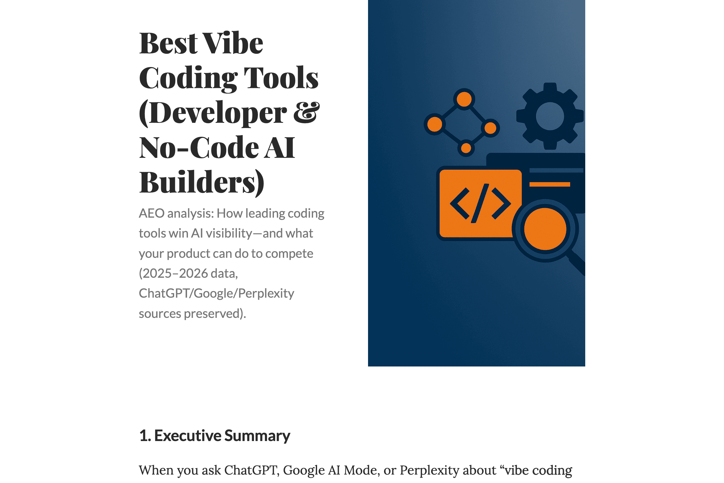 Best Vibe Coding Tools (Developer & No-Code AI Builders)