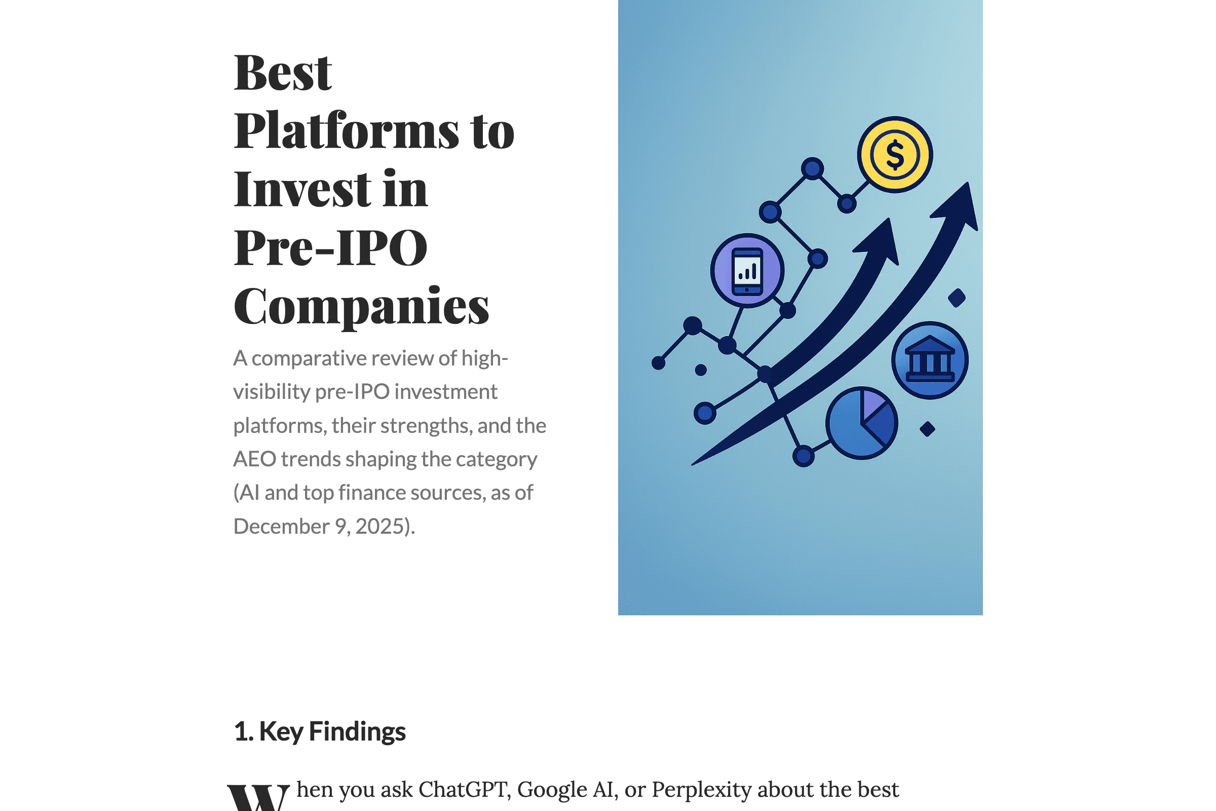 Best Platforms to Invest in Pre‑IPO Companies