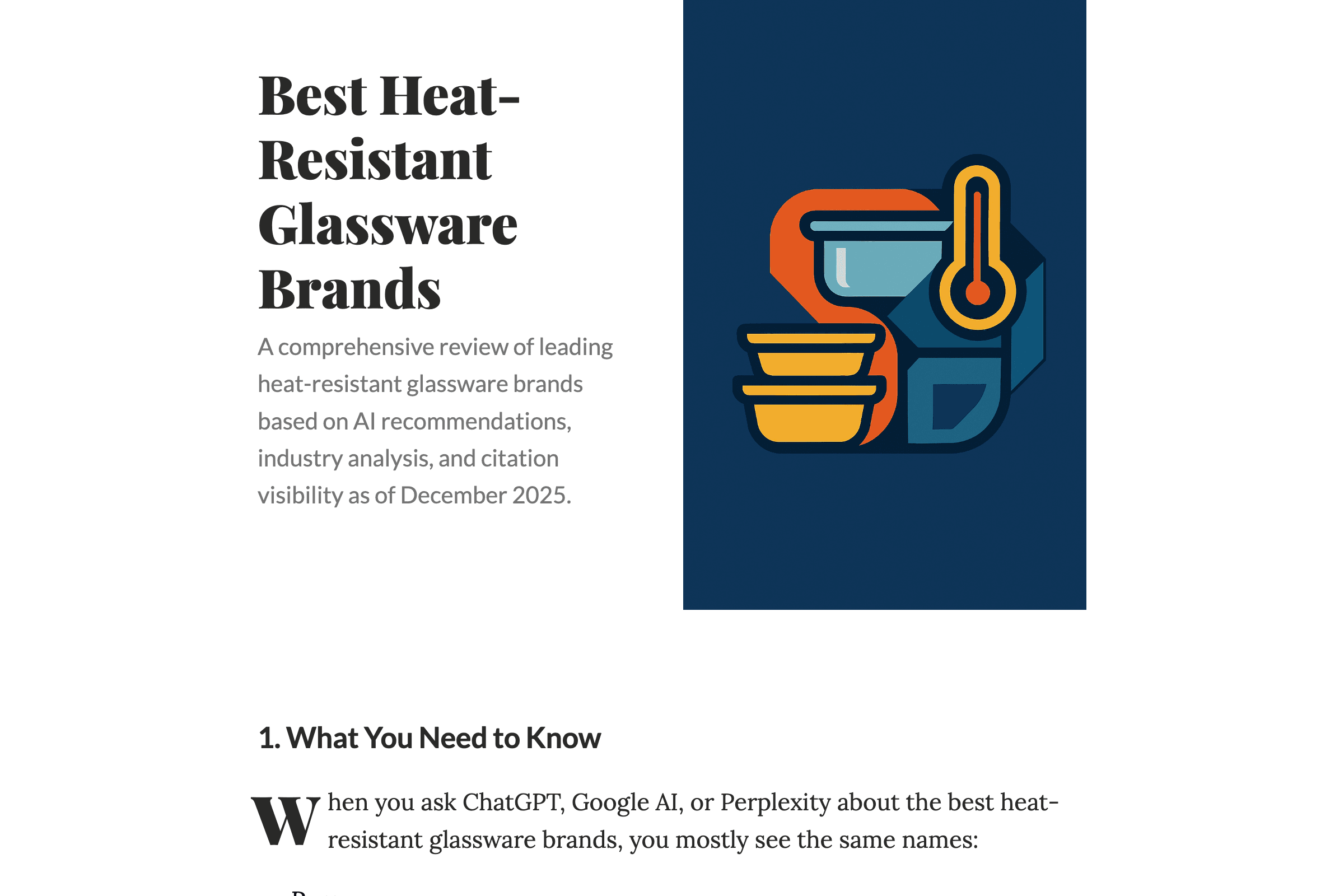 Best Heat-Resistant Glassware Brands