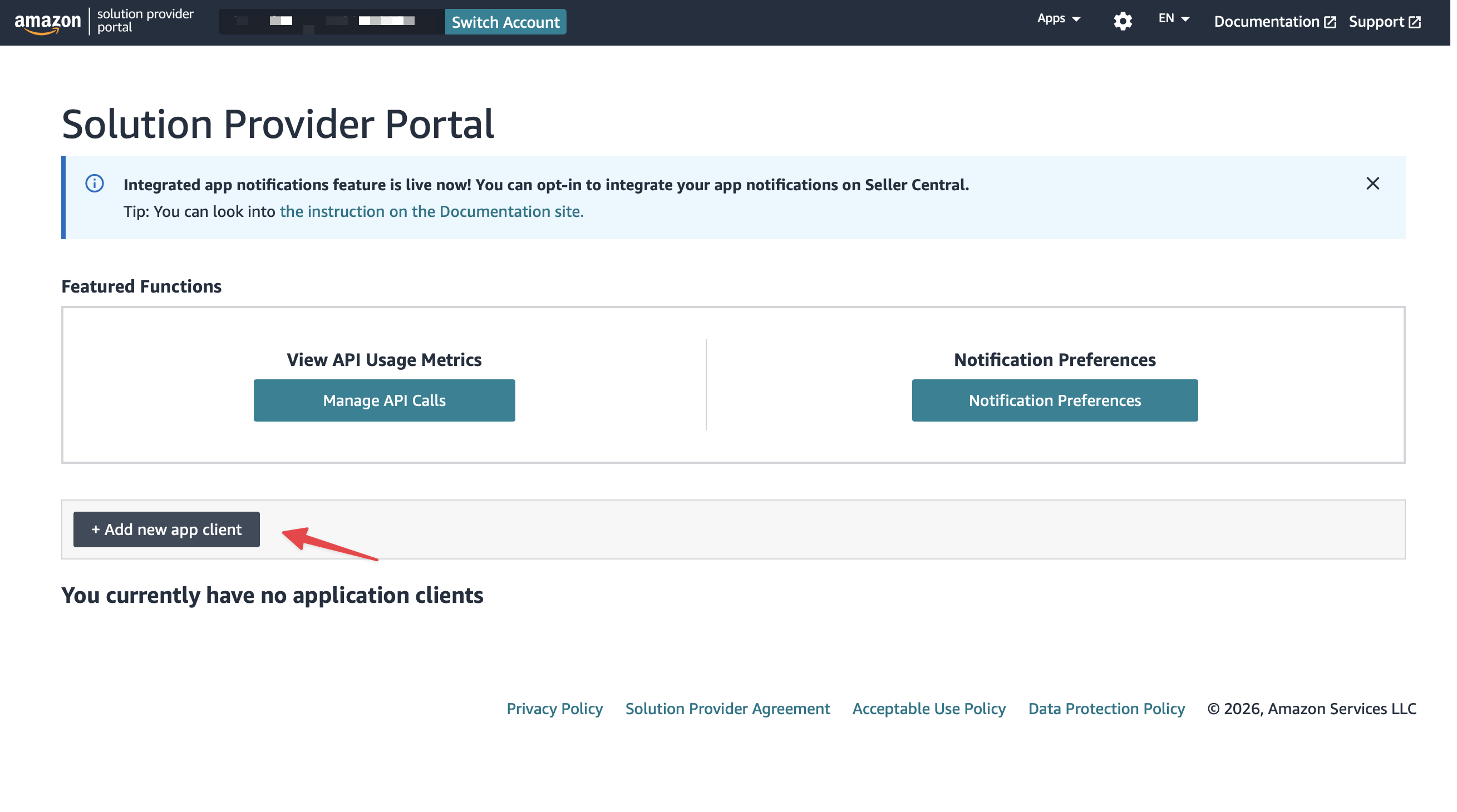 Step 3 · Register a new app screenshot