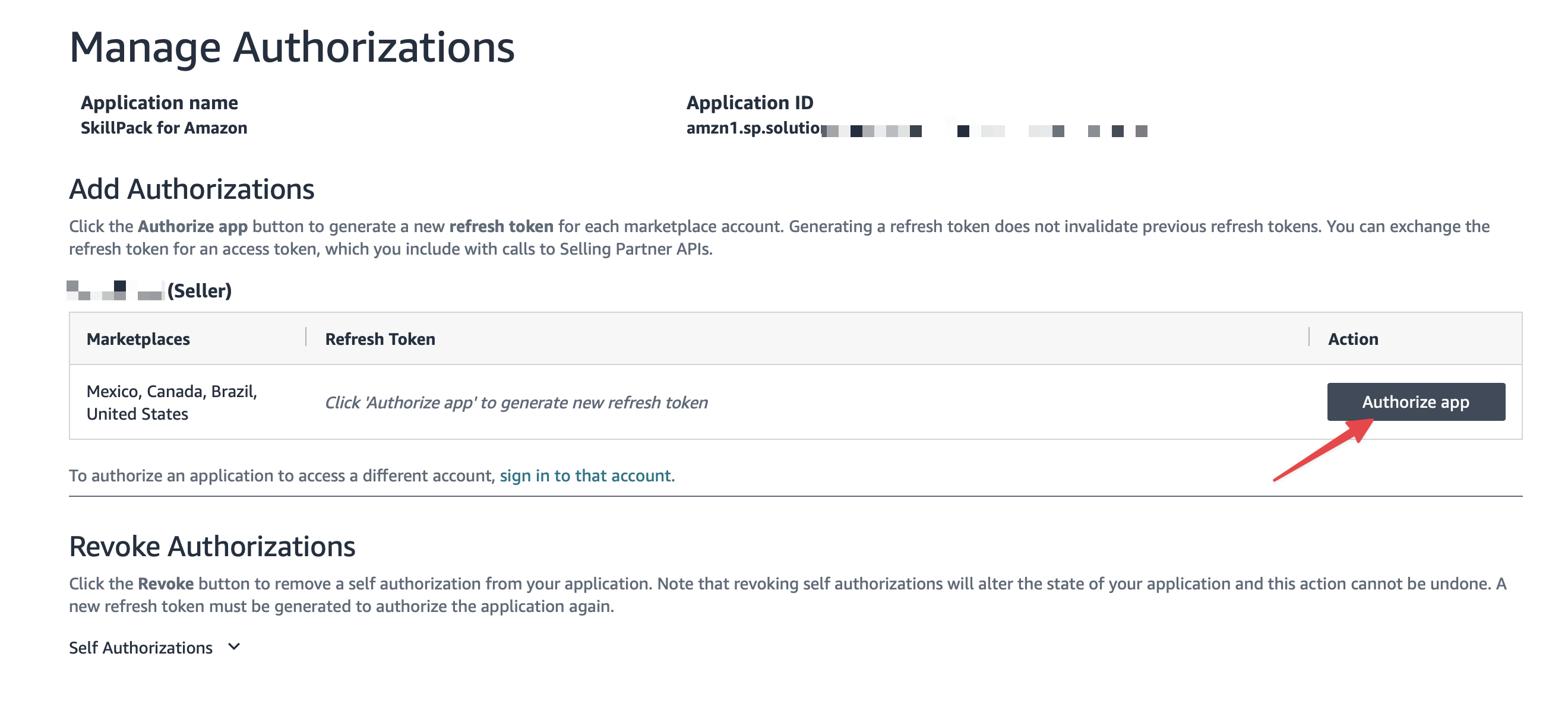 Step 5 · Authorize the app and copy the Refresh Token screenshot