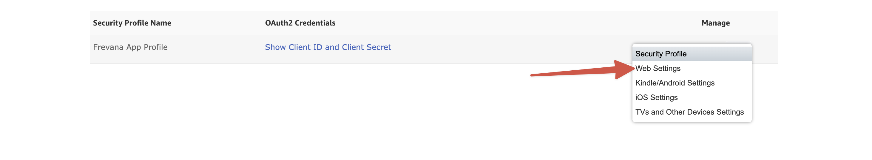 Step 6: Add the Allowed Return URL screenshot