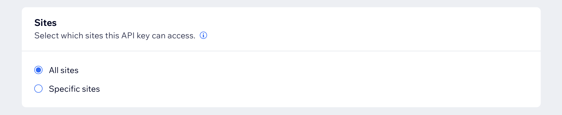 Step 1: Go to API Key Creation screenshot